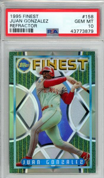 1995 Finest Refractor PSA 10 Pop 1 Front