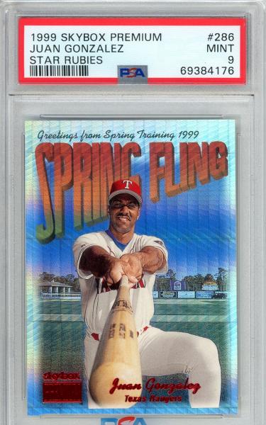 1999 Skybox Star Rubues Spring Fling #28 of 50 FRont